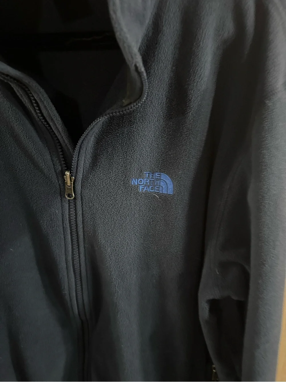 The North Face Men’s Navy Blue Full-Zip Fleece Jacket Size XL